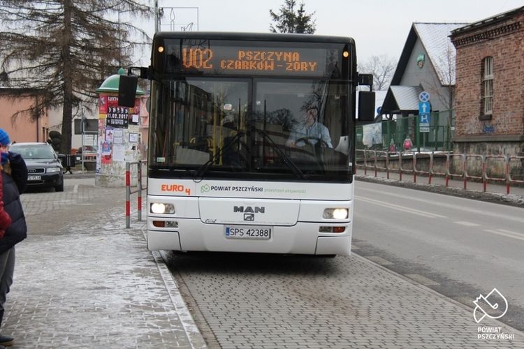 Linia Pszczyna-Żory. Uruchomiono nowe udogodnienia dla pasażerów, Starostwo Powiatowe w Pszczynie