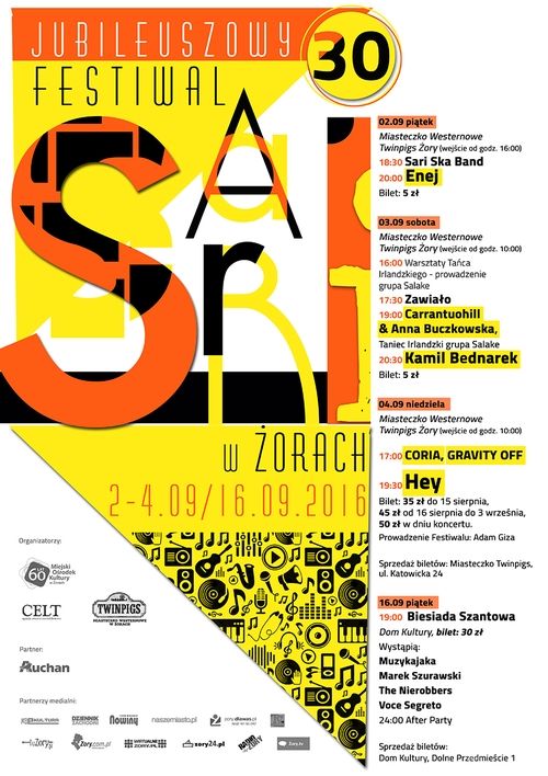 30. Festiwal SARI, mat. prasowe
