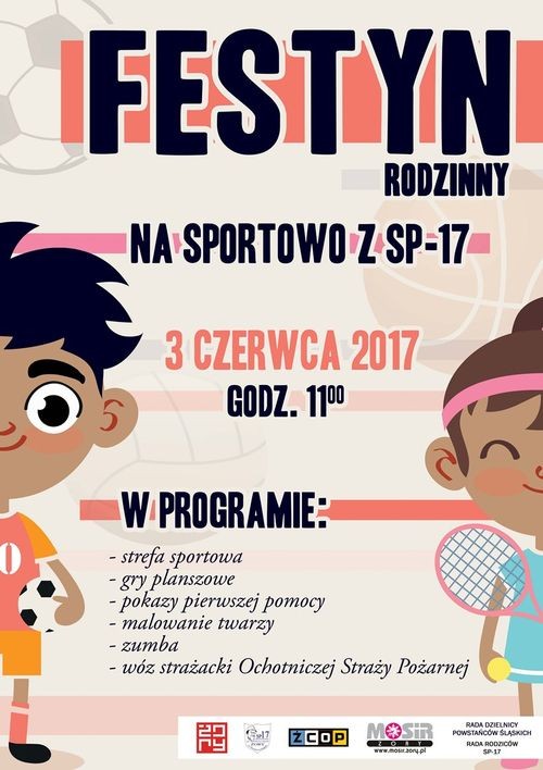 Festyn Rodzinny na sportowo w SP 17, UM Żory