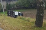 Żory, Rybnicka: autobus z dziećmi stoczył się ze skarpy, Policja