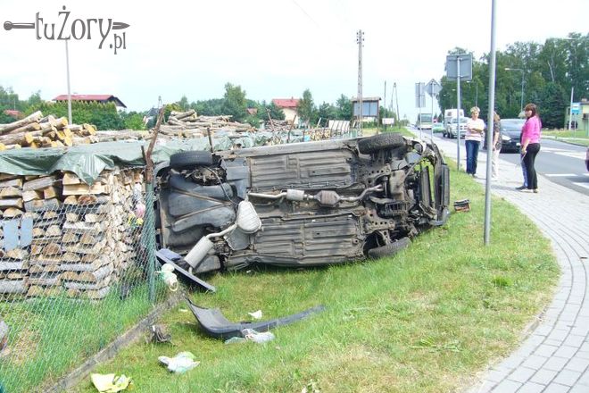 Wypadek samochodowy na Pszczyńskiej, KMPSP Żory