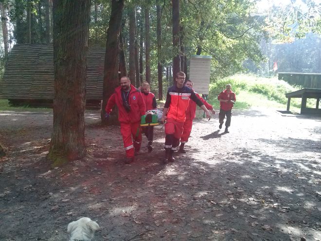 Strzelnica Dębina: ćwiczenia ratowników i strażaków