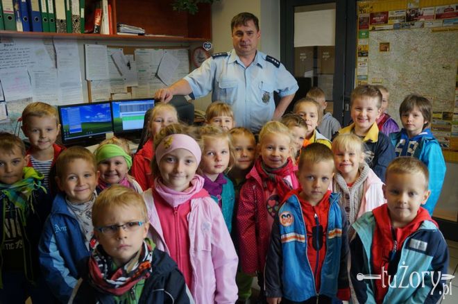 Przedszkolaki marzą o policyjnym mundurze, KMP Żory