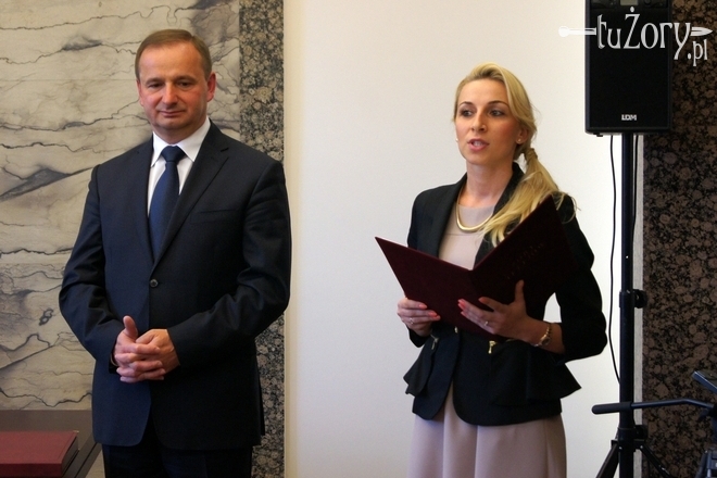 Władze Tetyjowa i Żor podpisały umowę o partnerstwie, Wioleta Kurzydem