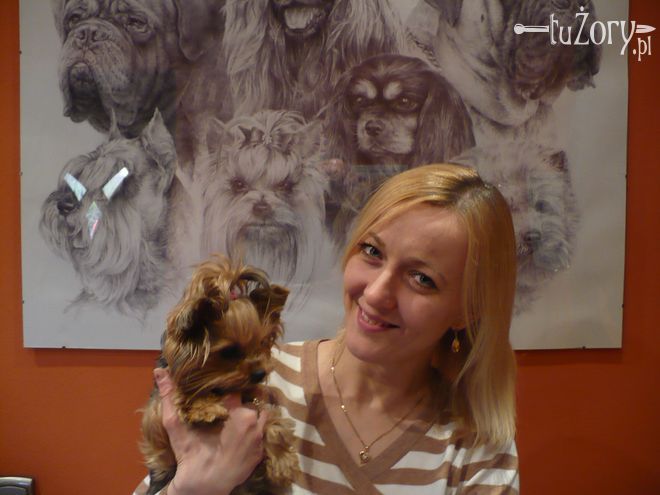 Małgorzata Kubica prowadzi wyjazdowy salon fryzjerski dla psów.