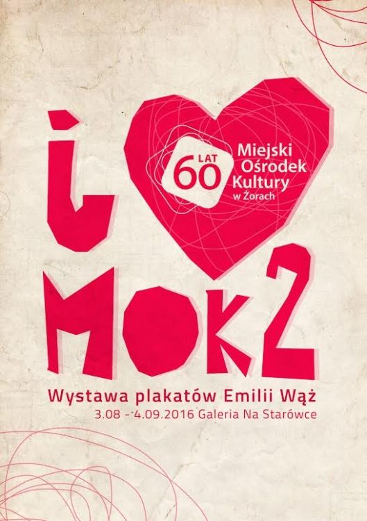 Wystawa plakatów Emilii Wąż w Galerii „Na Starówce”, mat. prasowe