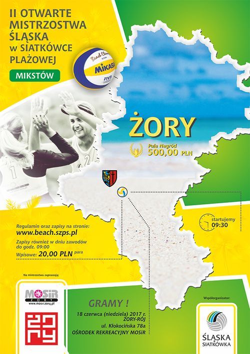 II Otwarte Mistrzostwa Śląska w Siatkówce Plażowej, mat. prasowe