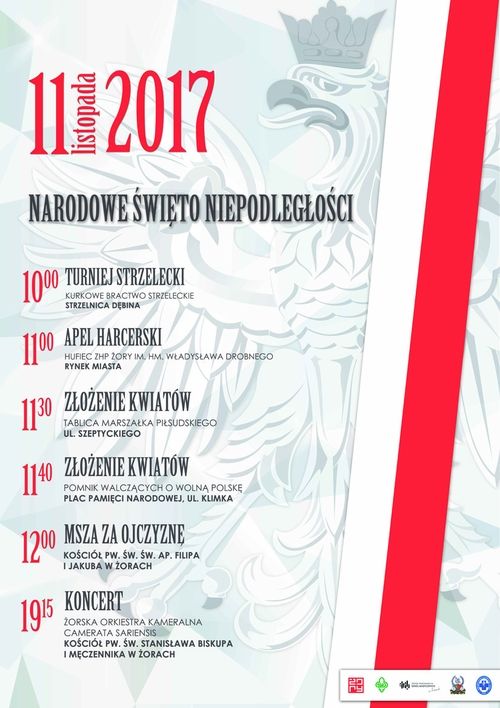 11 listopada: sprawdź program uroczystości w Żorach, mat. prasowe