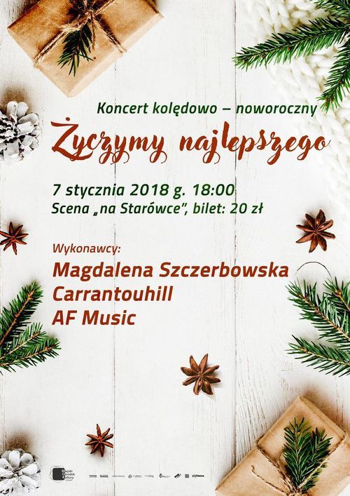 Carrantuohill zagra na koncercie kolędowo-noworocznym w Żorach, MOK w Żorach