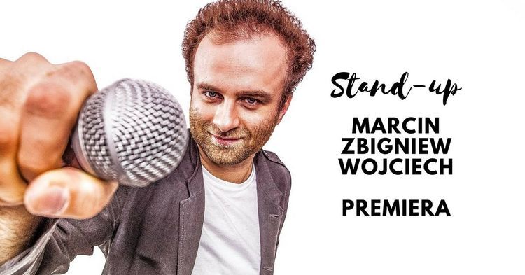 Stand-up: Marcin Zbigniew Wojciech wystąpi w Żorach z nowym programem (konkurs), Materiały prasowe