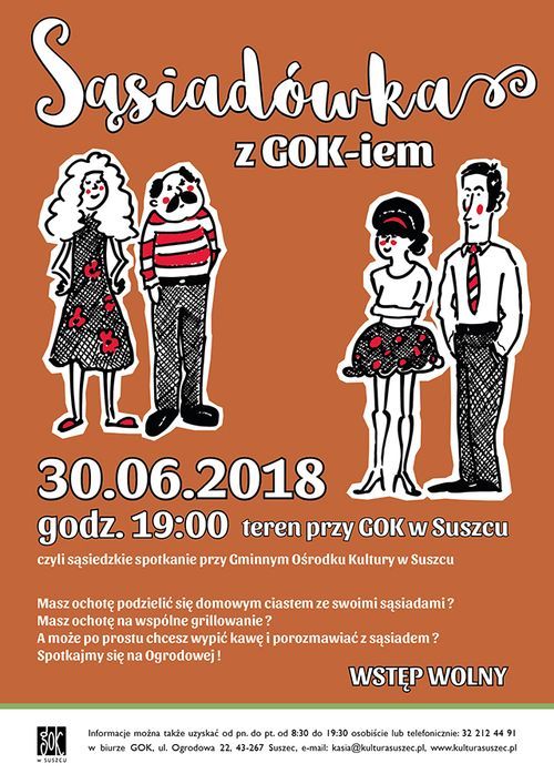 GOK w Suszcu organizuje imprezę dla sąsiadów, GOK w Suszcu