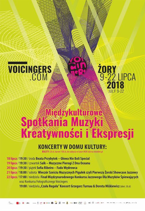 Jazz opanuje Żory i okolice. Przed nami festiwal Voicingers 2018, MOK w Żorach