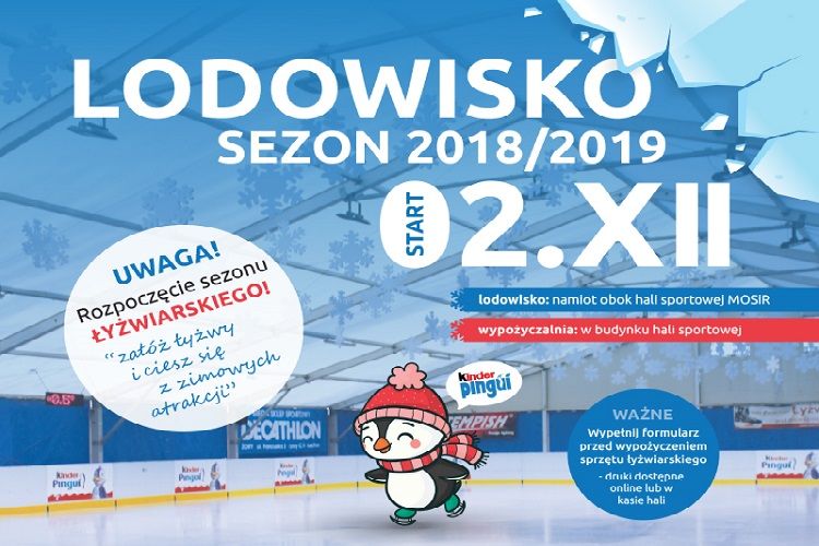 Początek sezonu łyżwiarskiego już w ten weekend!, Materiały prasowe