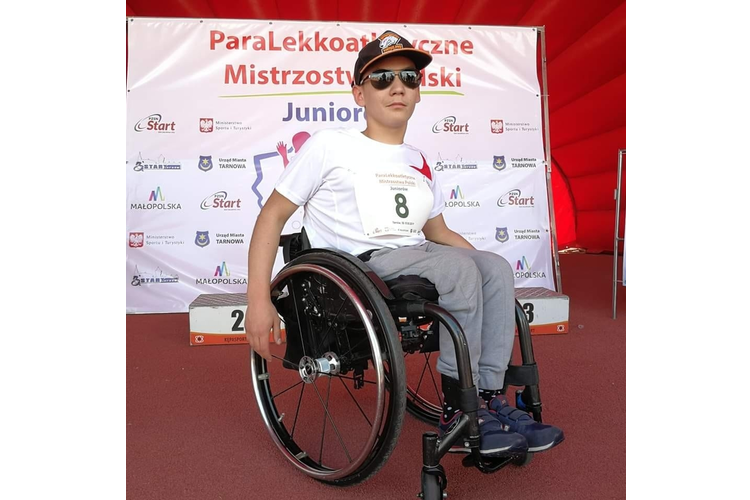 Srebrny medal żorzanina na ParaLekkoatletycznych Mistrzostwach Polski Juniorów!, 