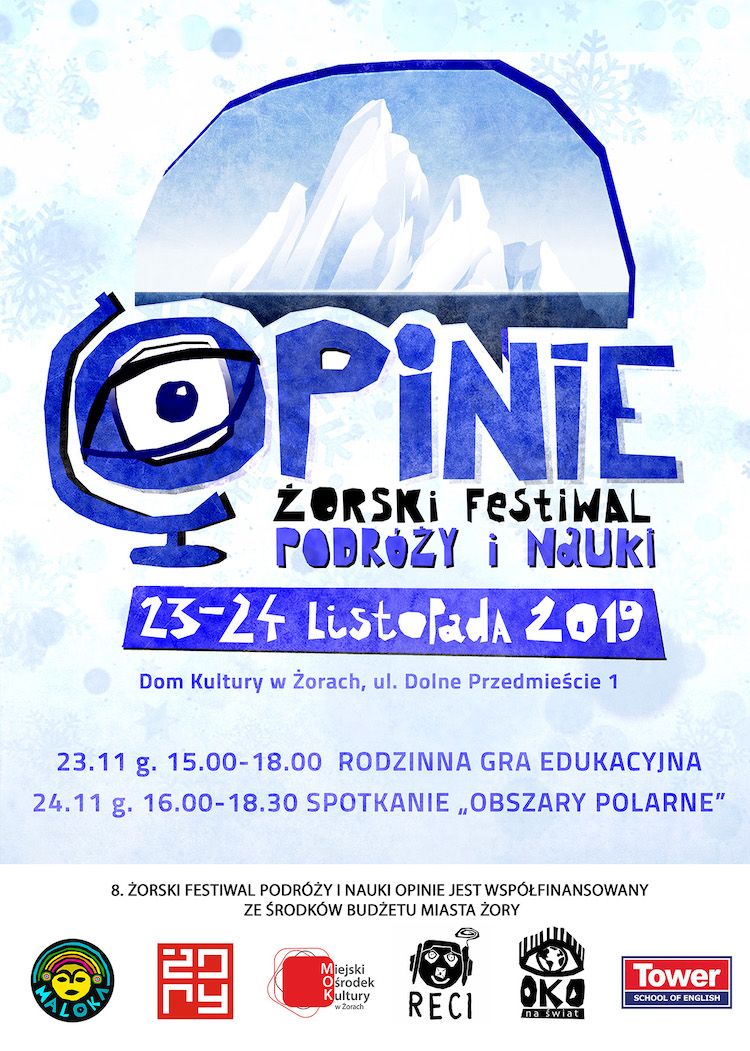 8 Żorski Festiwal Podróży i Nauki OPINIE 2019, Materiały prasowe