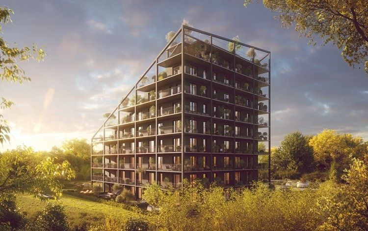 Jeszcze nie skończony, a już doceniony! Apartamentowiec Żorro w finale Plan Awards 2022, Materiały prasowe, Facebook/FrantaGroup