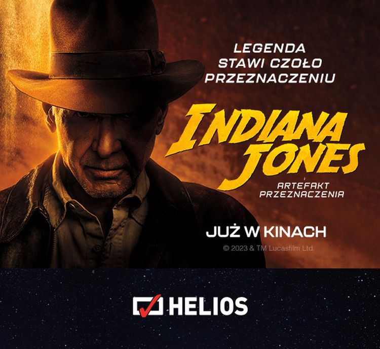 „Indiana Jones i artefakt przeznaczenia” od jutra na ekranach kin Helios, 