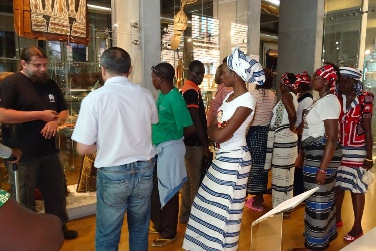 Goście z Burkina Faso w Muzeum Miejskim, Muzeum Miejskie w Żorach