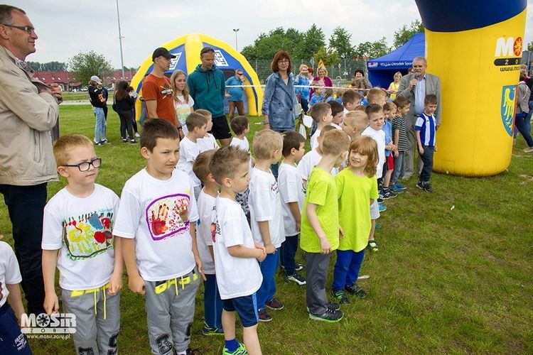 Ponad 150 dzieci pobiegło w II Żorskim Biegu Przedszkolaka, MOSiR w Żorach