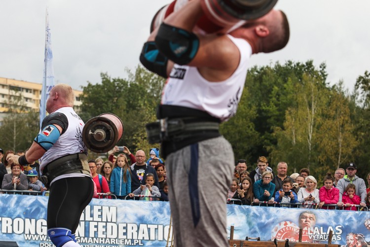 Żorski Dzień Rodziny: siłacze rywalizowali w Parku Cegielnia, Dominik Gajda