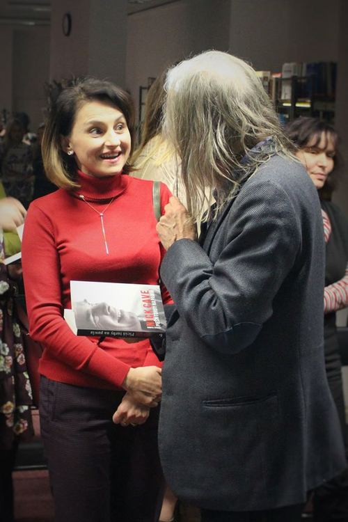 Spotkanie z profesorem Tadeuszem Sławkiem w żorskiej bibliotece, MBP Żory