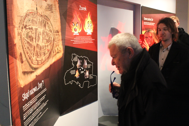 Światowej sławy architekt odwiedził Muzeum Ognia, maj