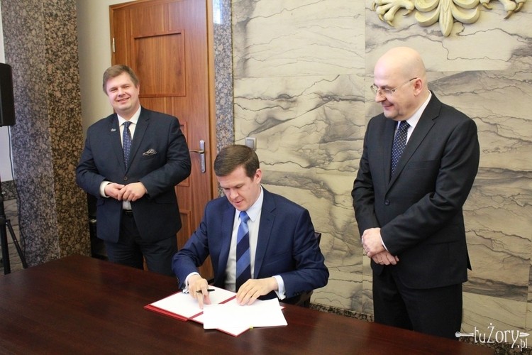 Minister Sportu i Turystyki przyjechał do Żor, maj