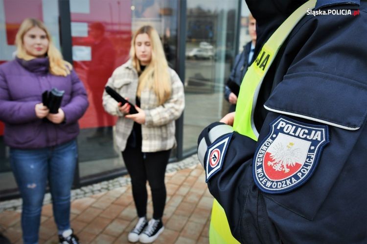 Mundurowi dbają o bezpieczeństwo pieszych, Śląska Policja