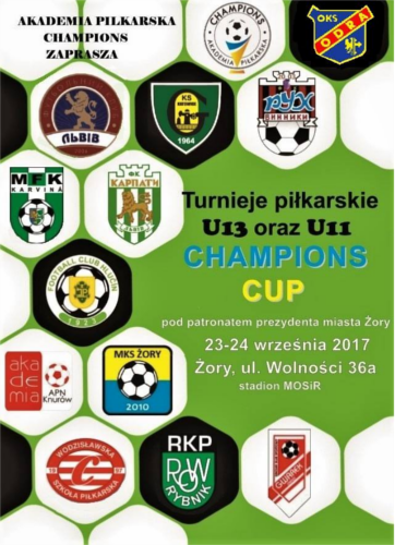 Międzynarodowy turniej piłkarski: Champions Cup w Żorach, Akademia Piłkarska Champions