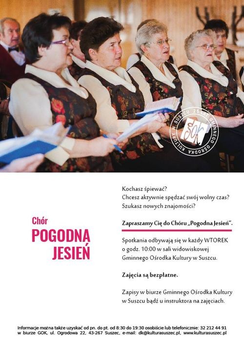 „Śpiewaj razem z nami!” Zespoły z Suszca szukają nowych wokalistów, GOK w Suszcu