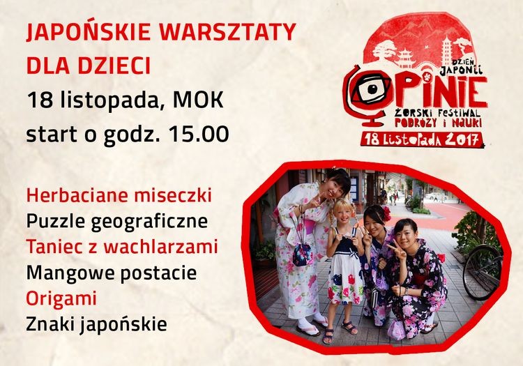 6. festiwal OPINIE: japońskie warsztaty dla dzieci, Stowarzyszenie Międzykulturowe MALOKA