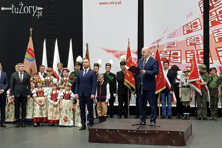 Prezydent Andrzej Duda w Żorach: „Śląsk jest dla mnie wyjątkowo ważnym elementem naszego kraju”, wk