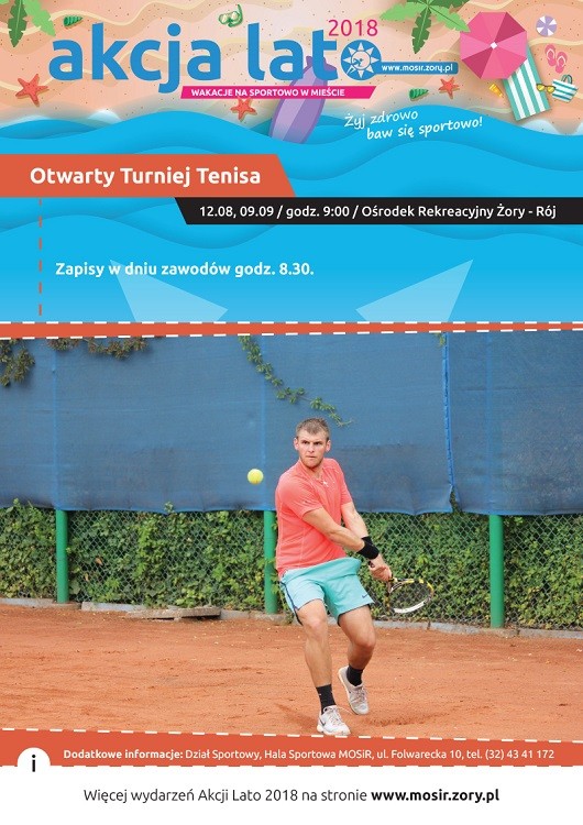 Otwarty Turniej Tenisa: druga edycja, Materiały prasowe