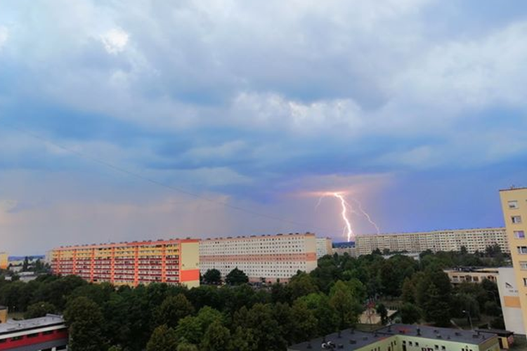 IGMW ostrzega: burzowy weekend w Żorach, Zdjęcie nadesłane przez czytelniczkę