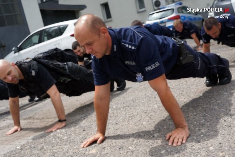 #GaszynChallenge - żorscy policjanci dali radę, KMP Żory