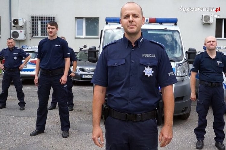 #GaszynChallenge - żorscy policjanci dali radę, KMP Żory