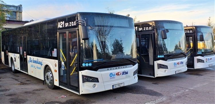 Bezpłatna Komunikacja Miejska: nowe duże autobusy w Żorach, UM Żory