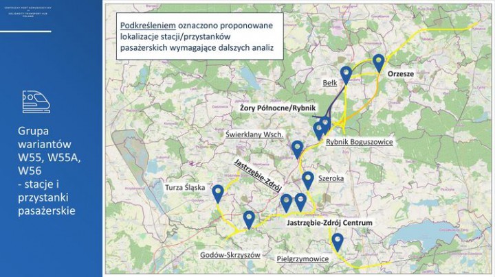 CPK: jest przetarg na studium dla budowy linii kolejowej z Katowic przez Jastrzębie do Ostrawy, CPK