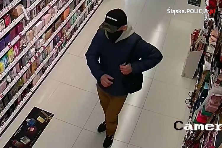 Ukradł perfumy za 900 zł. Rozpoznajesz go?, Policja
