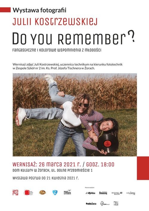 „Do You Remember?” – wystawa fotografii młodej artystki z Żor, mat. prasowe
