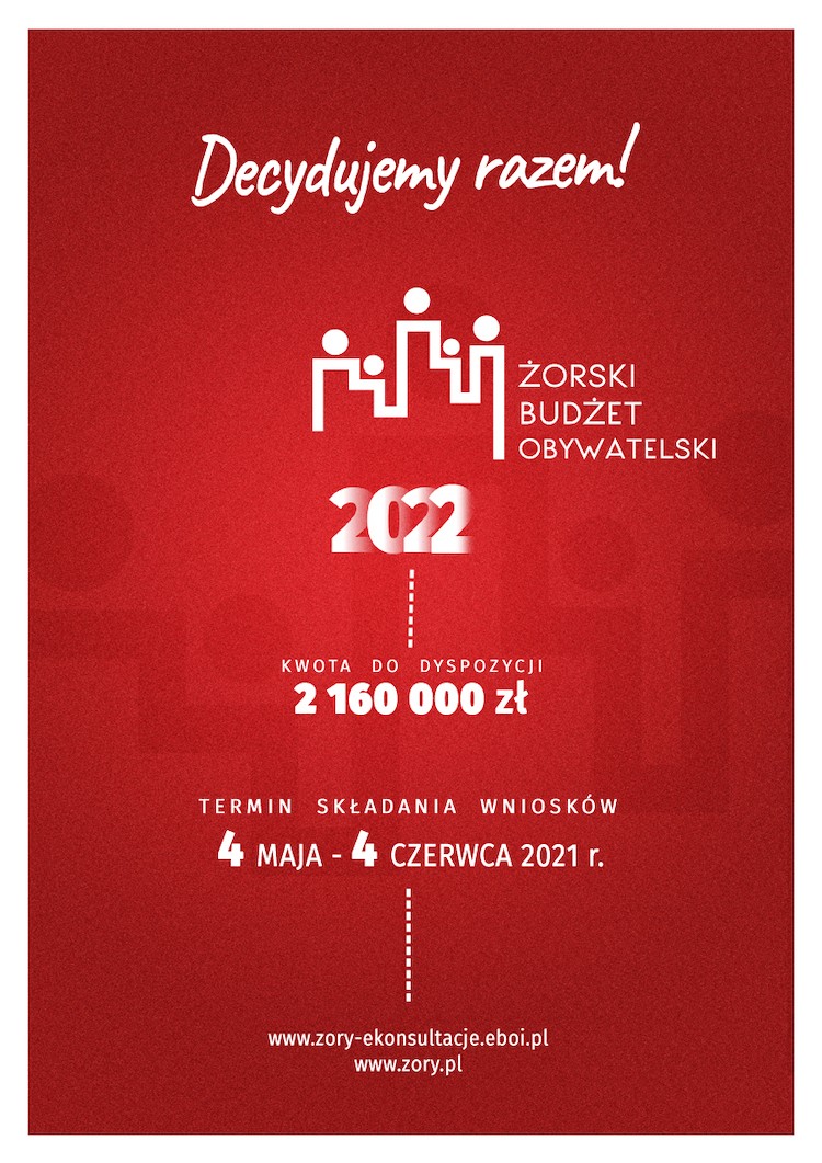 Mieszkańcy Żor mają do wydania  2 160 000 złotych. Rusza Żorski Budżet Obywatelski, 