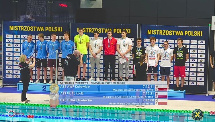 Żorzanin w Mistrzostwach Polski w pływaniu, archiwum prywatne