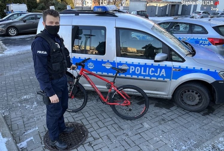 Policjanci poszukują właściciela roweru, KMP Żory
