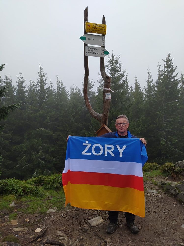 Zdobył Koronę Gór Polski dla Żor, Zbigniew Baran/Facebook