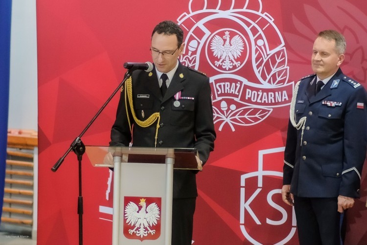 Awans komendanta strażaków z Rybnika. Wojciech Kruczek Śląskim Komendantem Wojewódzkim PSP, KW PSP