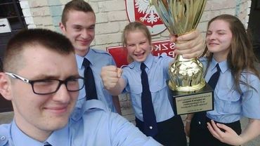 Licealiści z klasy policyjnej w „Herbercie” zostali Wicemistrzami Polski!