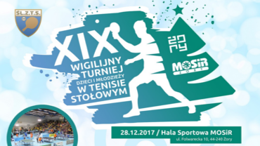 Ruszają zapisy na Wigilijny Turniej Dzieci i Młodzieży w Tenisie Stołowym