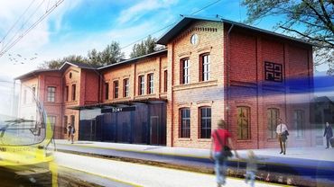 Tak może wyglądać odnowiony dworzec kolejowy w Żorach. Inwestycja czeka na dofinansowanie