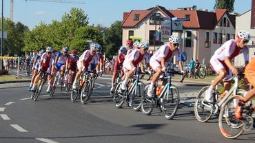 Tour De Pologne - przejazd przez Żory