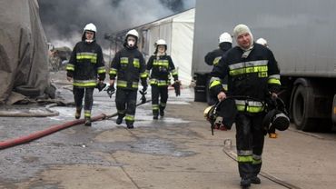 Pożar w Żorach: strażacy o akcji gaśniczej na składowisku